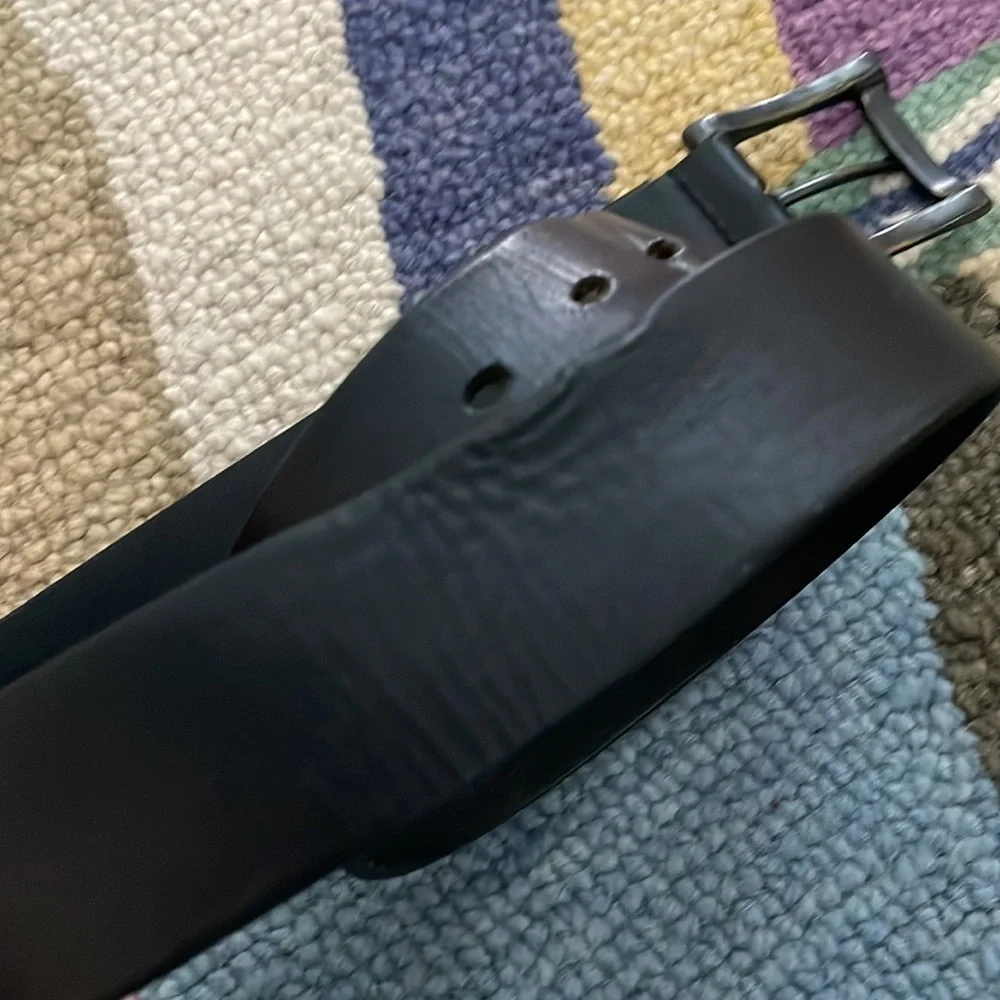 CARHARTT Black Leather Belt‎
